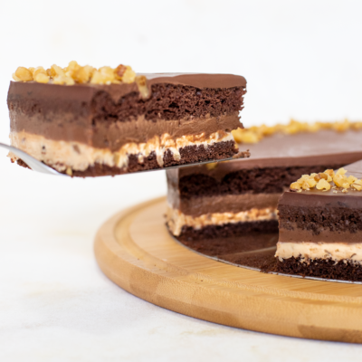 Torta de nutella e nozes